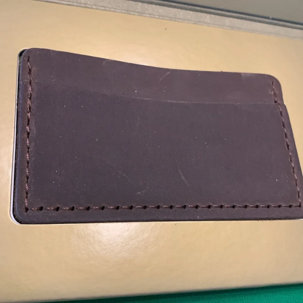 Rustico Single Track Brown Leather Wallet